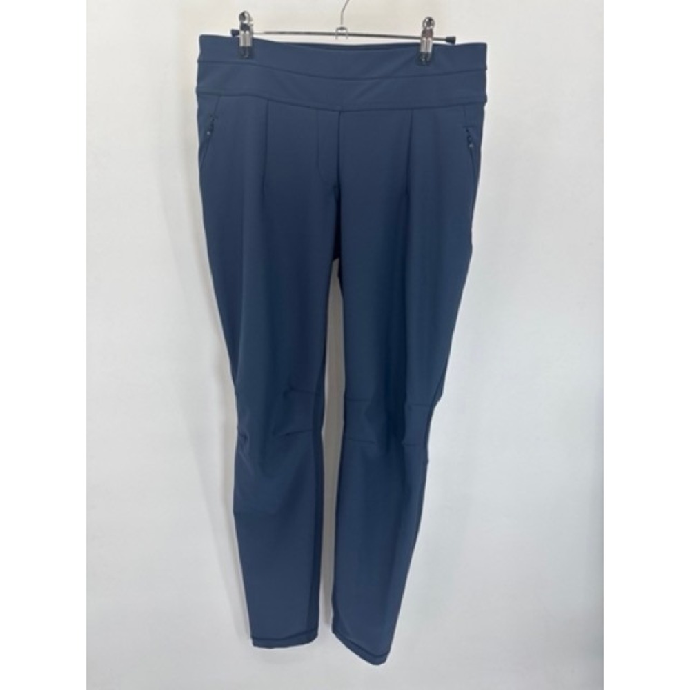 Lululemon Navy Blue City Sleek High Rise Pockets Pants SZ 8 Business Casual